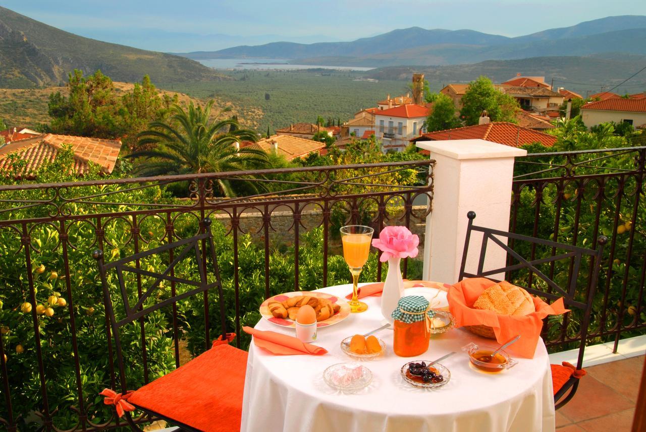 Xenonas Chrisso Hotel Delphi Bagian luar foto